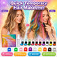 🎨 LIMITED TIME 50% OFF! ✨ Temporary Wash-Out Hair Chalk – 12 Vibrant Colors, Easy Clamp-On Application & Mess-Free – Party-Ready! 🎉