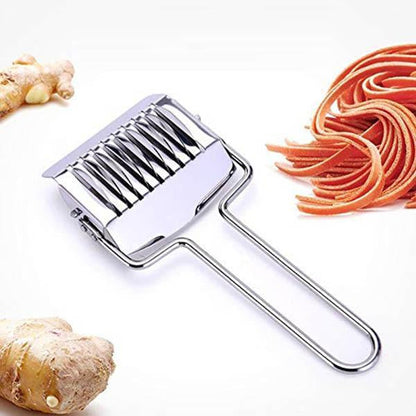 🍜 50% OFF! ✨ Home-Use Manual Noodle Maker – High-Quality Stainless Steel, Ultra-Sharp Blade & Ergonomic Handle – Fresh Homemade Noodles in Seconds 🥢