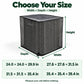 🎉 2026 SALE – Over 19,000 Sold! 💞 All-Season Air Conditioner Cover – Breathable Full-Mesh Polyester Shield Blocks Dust Leaves & Debris While Maintaining Airflow – Durable Lightweight Black Design – Sizes S-XL 🌸