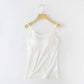 ☀️ PROMO LIMITÉE -50% ! 👚 Women's Tank Top with Built-in Bra – Adjustable Straps, Stretchy Modal-Cotton, U-Neckline, 7 Colors, Sizes S-6XL 🤍