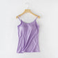 ☀️ PROMO LIMITÉE -50% ! 👚 Women's Tank Top with Built-in Bra – Adjustable Straps, Stretchy Modal-Cotton, U-Neckline, 7 Colors, Sizes S-6XL 🤍