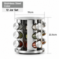 🧂 50% OFF! ✨ 360° Rotating Stainless Steel Spice Rack Organizer with Glass Shaker Jars – Whisper-Smooth Ball-Bearing Turntable, Lead-Free Glass Jars with Dual Sift & Pour Lids, Anti-Slip Rims – 2/3/4-Tier Options 2 Colors 🍳