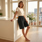👖 LIMITED-TIME 50% OFF! ✨ Women's Elastic Waist Capri Pants – Comfort Fit, Casual, Easy Pull-On 🌿