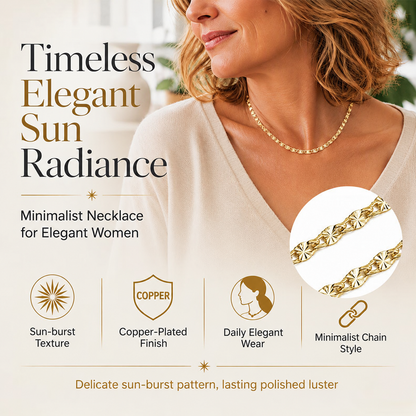 ✨ LIMITED-TIME 50% OFF! 💫 Women's Elegant Copper Plated Flat Chain Necklace – Timeless Shine, Premium Finish & Versatile Daily Wear – A Must-Have Accessory for Every Woman 💖