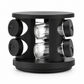🧂 50% OFF! ✨ 360° Rotating Stainless Steel Spice Rack Organizer with Glass Shaker Jars – Whisper-Smooth Ball-Bearing Turntable, Lead-Free Glass Jars with Dual Sift & Pour Lids, Anti-Slip Rims – 2/3/4-Tier Options 2 Colors 🍳