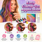 🎨 LIMITED TIME 50% OFF! ✨ Temporary Wash-Out Hair Chalk – 12 Vibrant Colors, Easy Clamp-On Application & Mess-Free – Party-Ready! 🎉