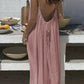 🎉 LIMITED TIME 50% OFF! 💃 Chic Backless Spaghetti Strap Dress for Women – 50K+ Sold! Soft Rayon-Modal Blend & Adjustable Straps 🌴