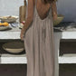 🎉 LIMITED TIME 50% OFF! 💃 Chic Backless Spaghetti Strap Dress for Women – 50K+ Sold! Soft Rayon-Modal Blend & Adjustable Straps 🌴