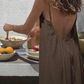 🎉 LIMITED TIME 50% OFF! 💃 Chic Backless Spaghetti Strap Dress for Women – 50K+ Sold! Soft Rayon-Modal Blend & Adjustable Straps 🌴