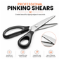 ✂️ 50% OFF! ✨ DIY Serrated Sewing Scissors – Ultra-Sharp Stainless Steel Blades, Ergonomic Comfort Grip & Clean Zigzag Cuts – Perfect for Fabric, Leather & Crafts 🧵