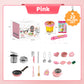 🎁 BEST GIFT FOR KIDS 50% OFF! 🍳 Children's Real Cooking Mini Kitchen Toys – 22 PCS Set, Functional Play for Little Chefs ✨