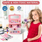 💄 50% OFF! ✨ Washable Kids Pretend Makeup Set & Portable Vanity Case – 100% Non-Toxic & Water-Washable, Certified Child Toy Safety CPSIA CPC ASTM F963, Portable Vanity Suitcase with Handle & Protects Delicate Young Skin – 3 Styles 🎀
