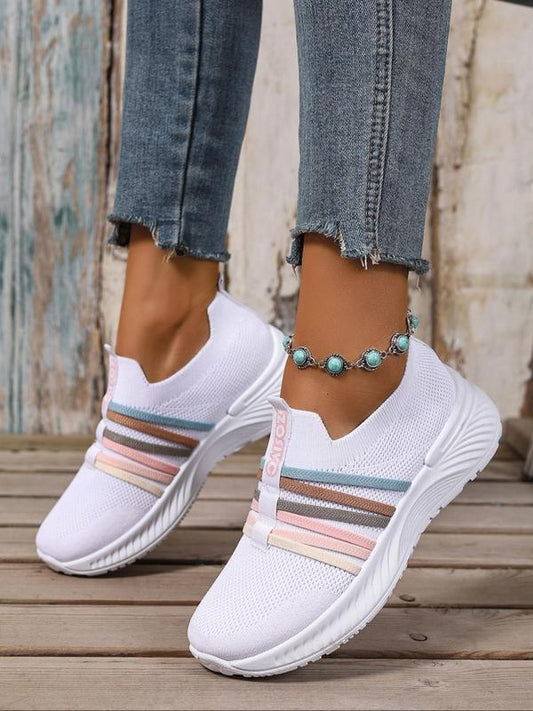 👟 LIMITED-TIME 50% OFF! 🌬️ Women's Breathable Mesh Slip-On Sneakers – All-Day Support & Comfort 👣
