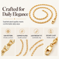✨ LIMITED-TIME 50% OFF! 💫 Women's Elegant Copper Plated Flat Chain Necklace – Timeless Shine, Premium Finish & Versatile Daily Wear – A Must-Have Accessory for Every Woman 💖