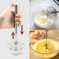🔥 LAST DAY 50% OFF! ⏰ Stainless Steel Semi-Automatic Eggbeater Easy Whisk – No Wrist Pain, Bidirectional Spin & Cordless ✨