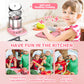 🎁 BEST GIFT FOR KIDS 50% OFF! 🍳 Children's Real Cooking Mini Kitchen Toys – 22 PCS Set, Functional Play for Little Chefs ✨