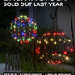 ✨ Hanging LED Light Balls | Foldable Warm-Toned and Multicolored Decorative Lights