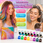 🎨 LIMITED TIME 50% OFF! ✨ Temporary Wash-Out Hair Chalk – 12 Vibrant Colors, Easy Clamp-On Application & Mess-Free – Party-Ready! 🎉