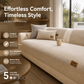🛋️ LIMITED TIME 50% OFF! Thickened Non-Slip Sofa Cover – Ultra-Soft, Washable & Scratch-Resistant – Perfect for Children & Pets 🐾✨