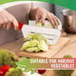 ⚡2025 Hot Sale 50% OFF 🔥🏆Stainless Steel Shredder Knife - Save your cooking time and energy⏳🍳