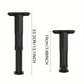 🛏️ 50% OFF! ✨ Heavy-Duty Adjustable Bed Support Legs (Pack of 2) – Anti-Sag Center Slat Replacement with Telescopic Height Adjustment (165-345mm), Cold-Rolled Carbon Steel & Non-Slip Noise-Reduction Base – Screw-In Installation for Beds, Sofas & Desks 🔩