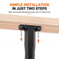 🛏️ 50% OFF! ✨ Heavy-Duty Adjustable Bed Support Legs (Pack of 2) – Anti-Sag Center Slat Replacement with Telescopic Height Adjustment (165-345mm), Cold-Rolled Carbon Steel & Non-Slip Noise-Reduction Base – Screw-In Installation for Beds, Sofas & Desks 🔩