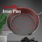 ⌛ LIMITED TIME OFFER! 🍳 Mini Nonstick Iron Pan 3.9"/10cm – Healthy Cast Iron, Uniform Heat & Wooden Handle ✨