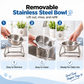 🥣 50% OFF! ✨ 15° Tilted Orthopaedic Feeding Bowl – Raised Stainless Steel Stand, Ergonomic Angle for Better Digestion & Removable Bowl – Simple Everyday Feeding for Cats & Dogs 🐾