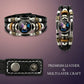 🎉 LIMITED TIME 50% OFF! 🌟 Glow-in-the-Dark 12 Leather Zodiac Bracelet for Men and Women – 6.9/8.1in – Authentic Patented Design ✨
