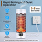 ☕ 50% OFF! ✨ 500ml Portable Travel Electric Kettle – 4-Stage Temp Control 45°C-100°C with Live LED Display, Rapid 5-Min Boiling, 12H Keep Warm, 360° Leak-Proof Sealing & Double-Layer Anti-Scald Shell – 520g for Hotel Office Travel ✈️
