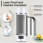 ☕ 50% OFF! ✨ 500ml Portable Travel Electric Kettle – 4-Stage Temp Control 45°C-100°C with Live LED Display, Rapid 5-Min Boiling, 12H Keep Warm, 360° Leak-Proof Sealing & Double-Layer Anti-Scald Shell – 520g for Hotel Office Travel ✈️