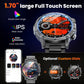 ⌚ Military Smartwatch – 1.7" AMOLED, 1100mAh Battery, IP68 & 110+ Sports Modes 🔦