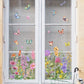 💐 LIMITED TIME 50% OFF! 🖼️ Colorful Floral Bouquet Window Sticker – Vibrant Design, Easy Peel & Removable – Perfect for Home, Cafe & Spring Decor ✨