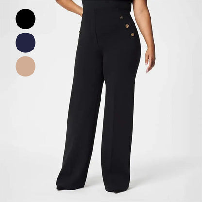 🍃Three lengths available🎁High Stretch High Waist Wide Leg Trousers
