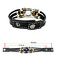🎉 LIMITED TIME 50% OFF! 🌟 Glow-in-the-Dark 12 Leather Zodiac Bracelet for Men and Women – 6.9/8.1in – Authentic Patented Design ✨