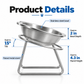 🥣 50% OFF! ✨ 15° Tilted Orthopaedic Feeding Bowl – Raised Stainless Steel Stand, Ergonomic Angle for Better Digestion & Removable Bowl – Simple Everyday Feeding for Cats & Dogs 🐾