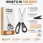 ✂️ 50% OFF! ✨ DIY Serrated Sewing Scissors – Ultra-Sharp Stainless Steel Blades, Ergonomic Comfort Grip & Clean Zigzag Cuts – Perfect for Fabric, Leather & Crafts 🧵