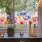 💐 LIMITED TIME 50% OFF! 🖼️ Colorful Floral Bouquet Window Sticker – Vibrant Design, Easy Peel & Removable – Perfect for Home, Cafe & Spring Decor ✨
