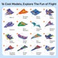 🎁 HOT SALE 50% OFF! 🛩️ Creative DIY Paper Airplane Set For Kids – 16 Designs, Pre-Scored Lines & Premium Flight-Tested Paper ✈️✨