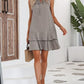 🌸 LIMITED TIME 50% OFF! 👗 Women's Geometric Print Bow Dress – Abstract Art Meets Timeless Style with Elegant Lacing Details 🎀