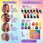 🎨 LIMITED TIME 50% OFF! ✨ Temporary Wash-Out Hair Chalk – 12 Vibrant Colors, Easy Clamp-On Application & Mess-Free – Party-Ready! 🎉
