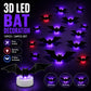 📢 LIMITED TIME 50% OFF! ⏰ 2026 New Halloween 3D Lighted Bats – Realistic Folding Design with LED Flashing Lights 🦇