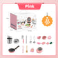 🎁 BEST GIFT FOR KIDS 50% OFF! 🍳 Children's Real Cooking Mini Kitchen Toys – 22 PCS Set, Functional Play for Little Chefs ✨