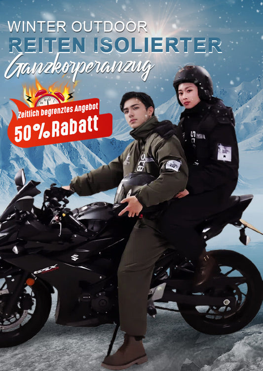Winter Outdoor Riding Insulated Full-Body Suit