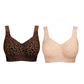 🎉 LIMITED TIME 50% OFF! 🐆 Super Firming Wirefree Jelly Bra with Leopard Print – 3D Suspension Support & Zero-Pressure Memory Foam 💕