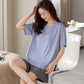 🎉 LIMITED TIME 50% OFF! ❄️ [With Chest Pad] New Ice Silk Cool Pajama Set – Breathable & Ultra-Soft Sleepwear 🌙