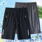 🩳 50% OFF NOW! 🔥 Men's Elastic Summer Shorts – Breathable, zippered pockets & stretch fit – Perfect for sports, travel or hot days – comfortable and practical ☀️