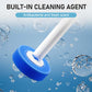 ✨ 50% OFF! ✨ Wall-Mounted Disposable Toilet Brush Set with Cleanser Refills – Preloaded Antibacterial Cleaning Solution, 360° Triple-Layer Rotating Scrub Head, One-Click Touch-Free Ejection & Auto-Lid Storage Caddy – 6/12/18/24/30 Refills 🚽