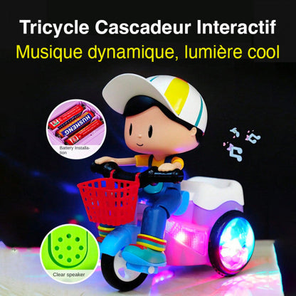 📢 LIMITED TIME 50% OFF & IN STOCK! ⏰ Stunt Tricycle for Kids – Music, Lights & 360° Rotation – Dynamic Fun for Ages 1-4 🎉