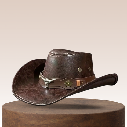 🔥 Pro-Favorite Breathable Cowboy Hat – Cowhide – Sunshield for Outdoor Activities ☀️
